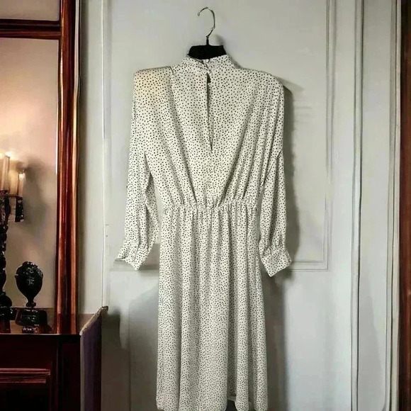 ZARA Famous "Polka Dot Dress" White/Black Size Small Dress. #ZaraPolkaDotDress - Picture 6 of 6